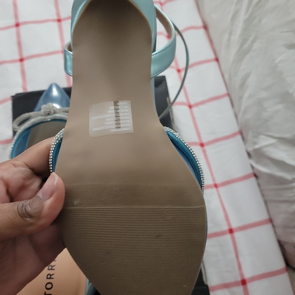 13w Torrid see through ankle tie heel - Picture 2 of 6